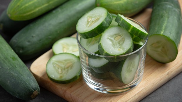 Mentimun yang kaya antioksidan dan bagus untuk kesehatan.