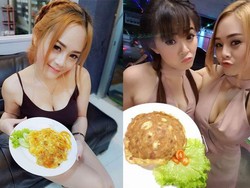 Wow! 5 Penjual Makanan Cantik dan Seksi Ini Bikin Pembeli Antre