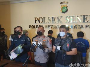 Polisi Bekuk Komplotan Bandar Narkoba di Jakpus, 555 Gram Sabu Disita
