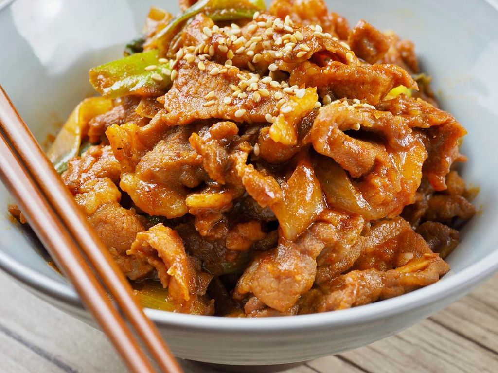 Resep Bulgogi Pedas (Jeyuk bokkeum) Khas Korea, Cocok Buat Lauk Nasi