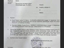 Ini Surat Polres Malang yang Diabaikan PT LIB Berujung Tragedi Kanjuruhan