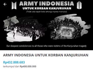 ARMYs Indonesia Galang Dana untuk Bantu Korban Kanjuruhan ARMYs Indonesia Galang Dana untuk Bantu Korban Kanjuruhan