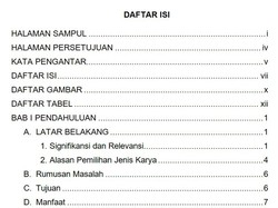 Cara Membuat Daftar Isi Otomatis di Word yang Mudah dan Praktis