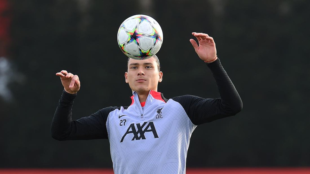 Darwin Nunez belum mencetak gol lagi buat Liverpool usai dua penampilan pertama. (Foto: Liverpool FC via Getty Images/John Powell)