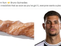 Bruno Guimaraes sungguh menggoda siapa saja yang sudah mengetahui kehebatannya. Foto: dok. Twitter @GreggsOfficial