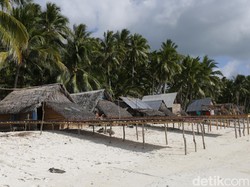Cara Hidup Sederhana di Gubuk Pesisir Pantai ala Petani Rumput Laut