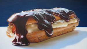 Keren! 10 Karya Seni Makanan Ini Dibuat dengan Cat Minyak, Mirip Aslinya