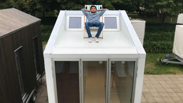 Keren! Gerobak Disulap Jadi Rumah Minimalis