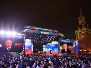 Momen Rusia Gelar Konser Rayakan Pencaplokan 4 Wilayah Ukraina