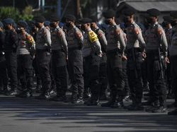 Polri Gelar Apel Pengamanan Natal dan Tahun Baru di Monas Pagi Ini