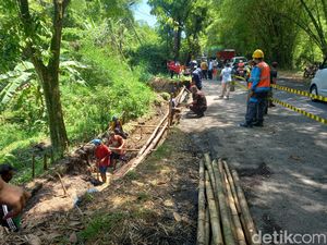 Pipa PDAM Subang Bocor Akibat Longsor, Ribuan Pelanggan Terdampak