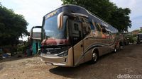Tampang Armada Baru PO SAN Rute Pekanbaru-Solo-Blitar