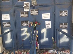 Ini Arti Kode 1312-ACAB yang Tergores di Stadion Kanjuruhan
