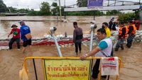 Bangkok Dilanda Banjir Akibat Sungai Ping Meluap