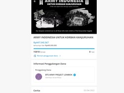 Doa Netizen & Donasi Fans BTS untuk Korban Tragedi Kanjuruhan