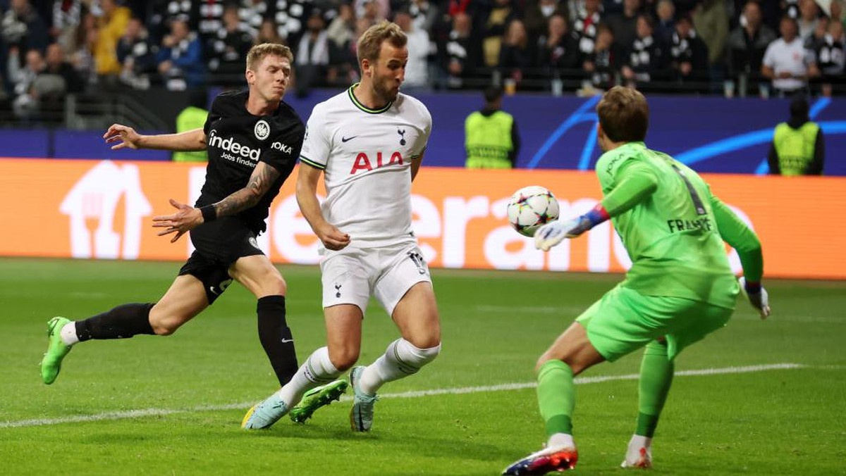 Frankfurt vs Tottenham berakhir imbang 0-0 (Foto: Getty Images/Alex Grimm)