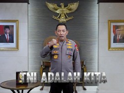 Peringatan HUT Ke-77 TNI, Kapolri Sampaikan Pesan Sinergitas