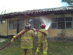 Eks SMK Gajah Mungkur Baturetno Wonogiri Terbakar