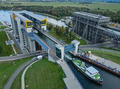 Keren! Ada Lift Khusus Kapal di Jerman