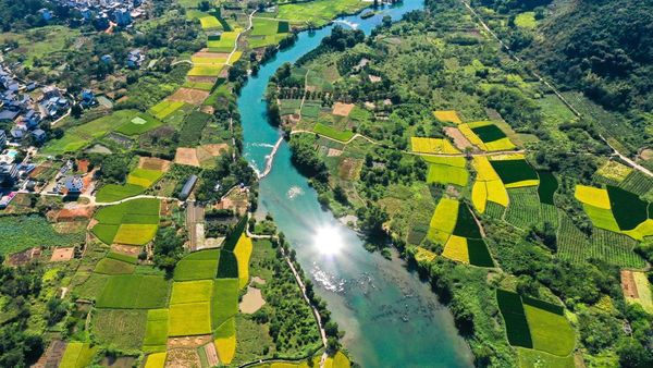 Lanskap Persawahan di China Ini Indah Banget Gaes