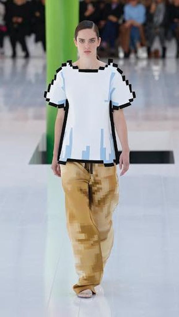 This Pixelated Clothing From 'Loewe' Looks Like Minecraft Pieces - XSM