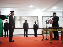 Lantik Pj Sekda, Bupati Kediri Minta Kawal Bansos agar Tepat Sasaran