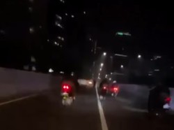 Viral Rombongan Motor Kebut-kebutan sampai Crash di JLNT Casablanca, Ini Kata Polisi