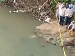Orok Perempuan Membusuk-Tersangkut di Batu Gegerkan Warga Kuripan