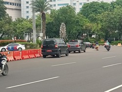 Sempat Ditutup untuk Peringatan HUT TNI, Lalin Sekitar Istana Kembali Dibuka