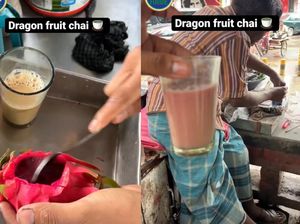 Unik! Teh Buah Naga Ini Disajikan Pakai Buah Asli Bukan Perisa Unik! Teh Buah Naga Ini Disajikan Pakai Buah Asli Bukan Perisa