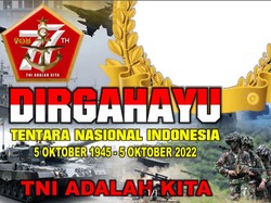 30 Twibbon HUT TNI 2022 Berbagai Desain dengan Semangat Prajurit