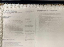 Unik! Wanita Ini Melamar Pekerjaan dengan Kue Berdesain CV