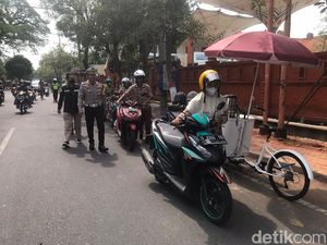 Puluhan Siswa SMP di Kota Mojokerto Terciduk Kendarai Motor ke Sekolah Puluhan Siswa SMP di Kota Mojokerto Terciduk Kendarai Motor ke Sekolah