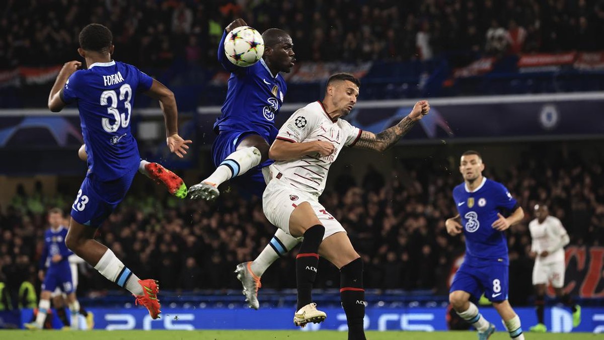 AC Milan takluk 0-3 dari Chelsea di Stamford Bridge. (Foto: AC Milan via Getty Images/Giuseppe Cottini)
