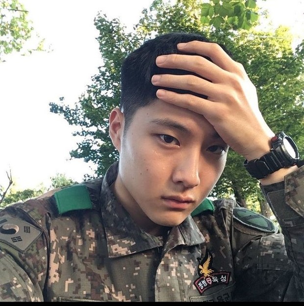 Lee Jongwon setelah wajib militer / Foto : Instagram.com/wonjong_ Lee Jongwon setelah wajib militer / Foto : Instagram.com/wonjong_