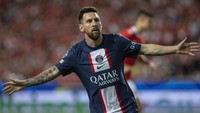 Transfermarkt melansir, Lionel Messi sudah bikin 16 gol dari 13 laga di seluruh kompetisi bersama PSG di sepanjang tahun 2022 ini. Serta, Messi catatkan enam assist (Getty Images)