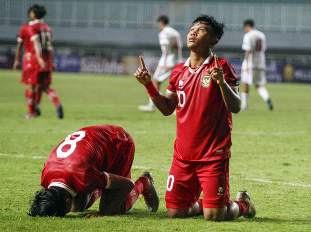 Babak Pertama Indonesia Vs Palestina, Tim Garuda Unggul 1-0