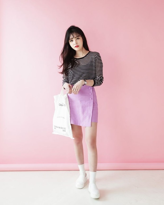 Outfit warna pastel