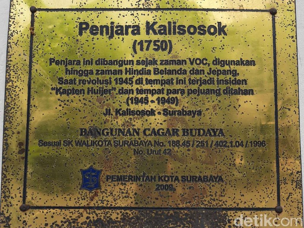 Penjara Kalisosok Surabaya Saksi Bisu Insiden Kapten Huijer