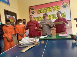 3 Pencuri Gamelan di Wantilan Pura Puseh Kelampuak Buleleng Dibekuk