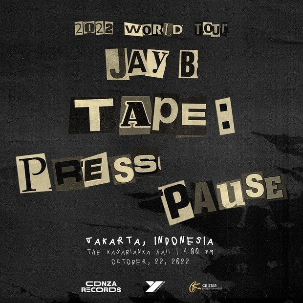 Potret konser JAY B TAPE: PRESS PAUSE/ Foto: instagram.com/ckstar.id Potret konser JAY B TAPE: PRESS PAUSE