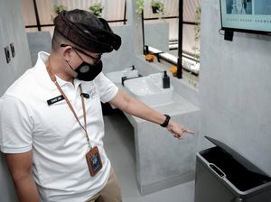 Pantai Berawa Makin Nyaman, Dipasang Toilet Mewah Nirsentuh