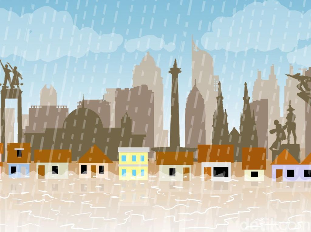 Netizen Masih Ramai Bahas Banjir Jakarta