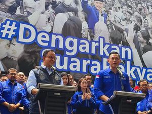 Ucap Pertanda dari Anies Usai Sowan ke AHY di DPP Demokrat Ucap Pertanda dari Anies Usai Sowan ke AHY di DPP Demokrat