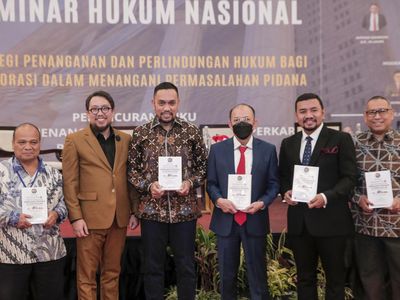 Boris Tampubolon Luncurkan Buku Strategi Menangani Perkara di Pengadilan