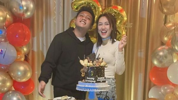 Kedekatan Happy Asmara dan Denny Caknan saat Rayakan Ulang Tahun