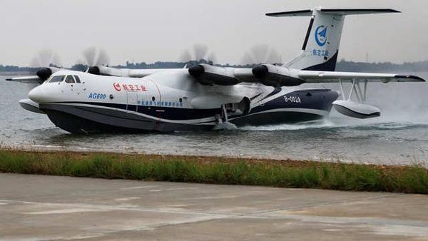 Jumbo, Ini Pesawat Amfibi Terbesar Dunia Milik China