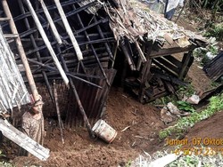 Longsor Terjadi di 3 Titik Sukabumi, Warga Terpaksa Mengungsi