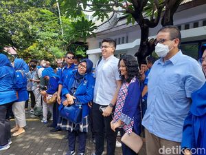 Mutiara Baswedan dan Suami Ikut Anies Bertemu AHY di Markas Demokrat