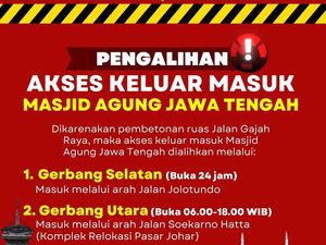 Jalan Gajah Raya Semarang Dibeton, Akses Masuk MAJT Dialihkan Jalan Gajah Raya Semarang Dibeton, Akses Masuk MAJT Dialihkan